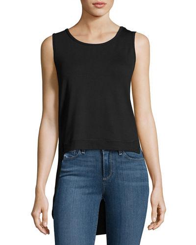High-low Jersey Tank