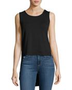 High-low Jersey Tank