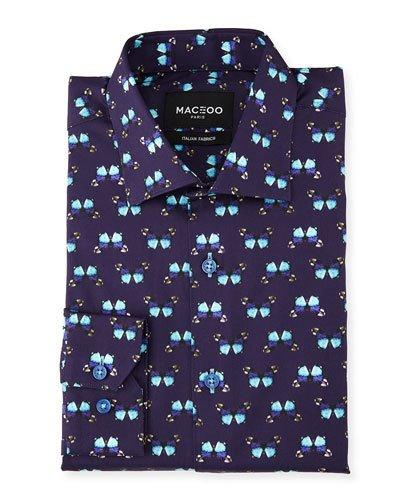 Luxor Butterfly-print Dress