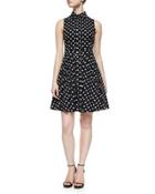 Polka-dot Pleated
