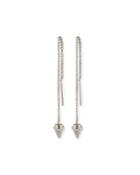 Mio Thread-through Chain Earrings