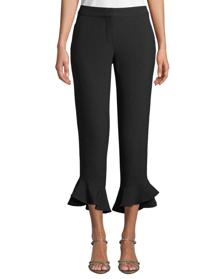 Cahuenga Flare-cuff Cropped Pants