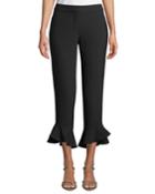 Cahuenga Flare-cuff Cropped Pants