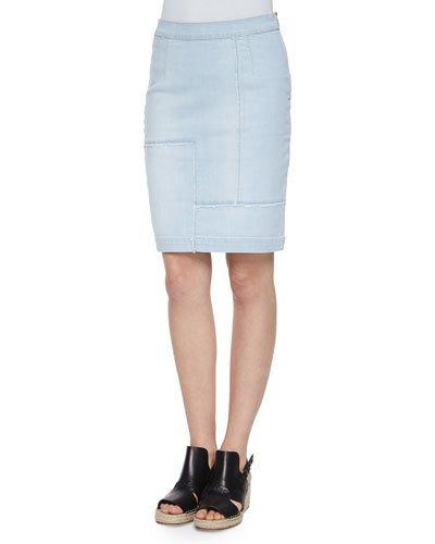 Le High-waist Patchwork Pencil