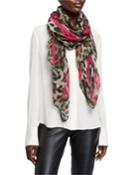Leopard Heart Georgette
