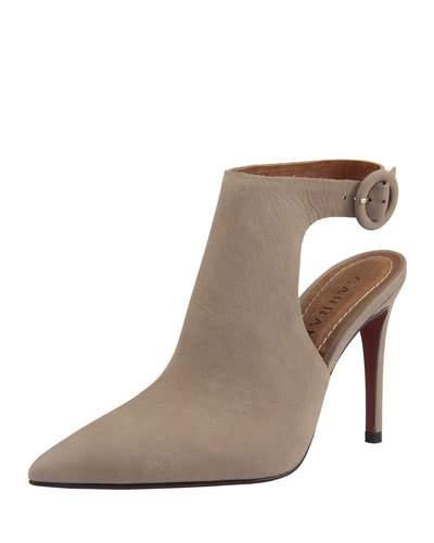 Tacy Nubuck Cutout Pump
