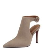 Tacy Nubuck Cutout Pump