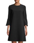 Sidra Bell-sleeve A-line Dress