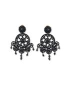 Dreamcatcher Crystal Clip-on Earrings