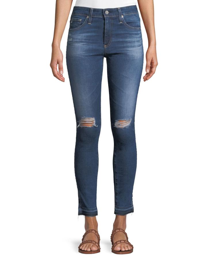 Farrah Ankle High-rise Skinny Denim Jeans