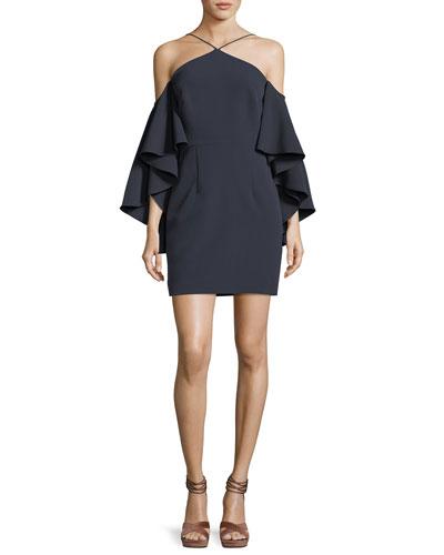 Chelsea Stretch Crepe Cocktail Dress