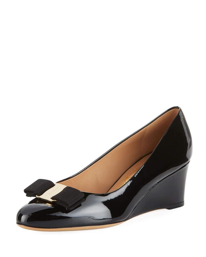 Mirabel Vara Bow Wedge Pump