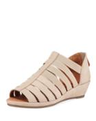 Lana Caged Nubuck Leather