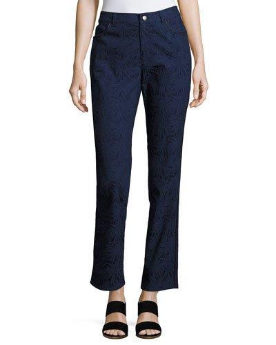 Curvy Slim-leg Jeans, Navy