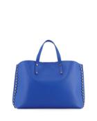 Studded Leather East-west Tote Bag