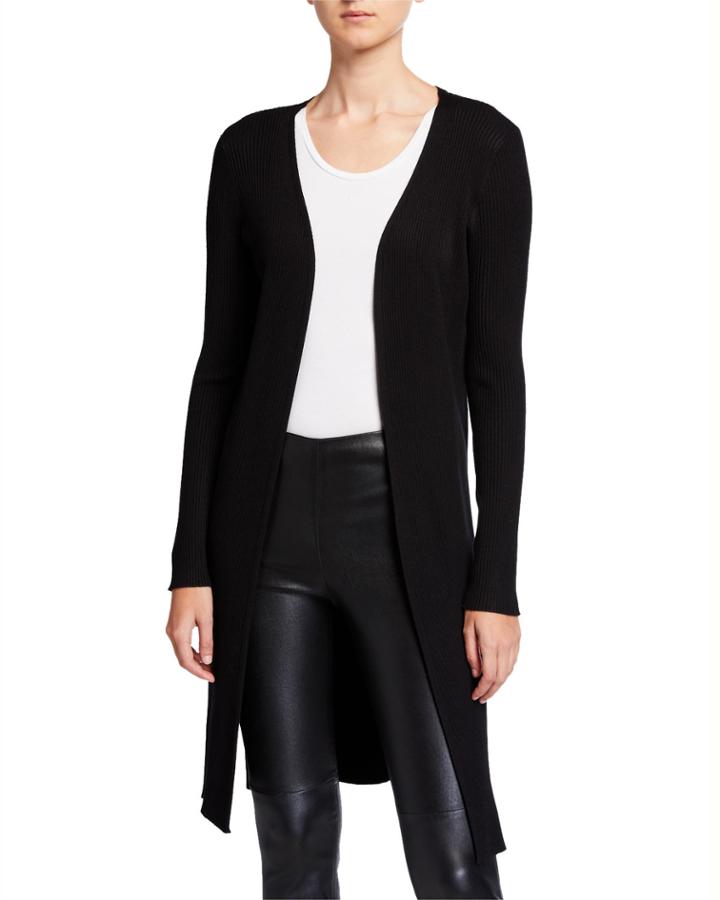 Rib Knit Duster Cardigan