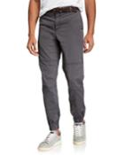 Men's Straight-leg Smooth Flat Pants