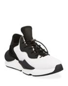 Men's Drawstring Mid-top Leather