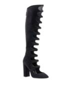 Joplin Cutout Suede Over-the-knee Boot