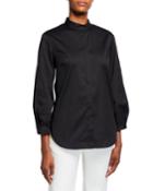 Lara Mandarin Collar Drop