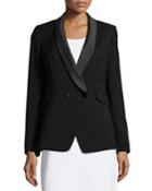 Catherine Catherine Malandrino Stephen Double-button Blazer, Noir, Women's,
