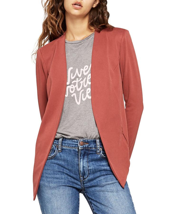 Long-sleeve Tuxedo Blazer