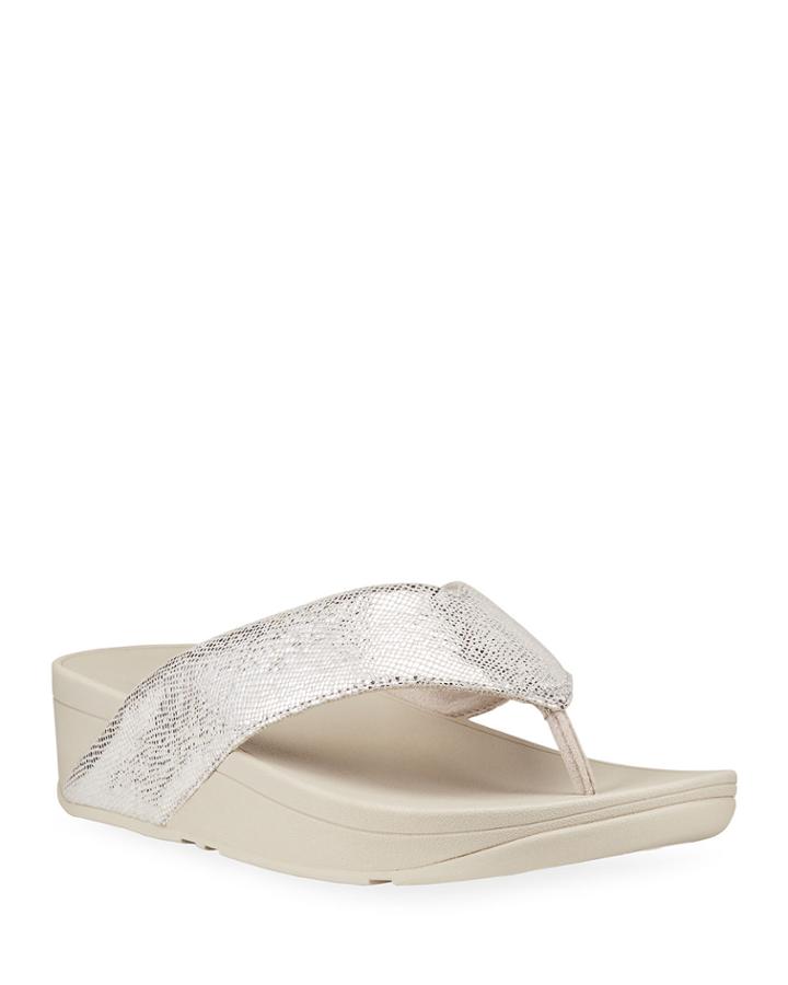 Swoop Toe-post Leather Thong