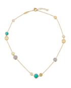 18k Gold Jaipur Necklace With Turquoise