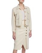 Barot Button-front Side-tie Jacket