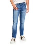 Men's L'homme Slim Pullman Ripped-knee Jeans