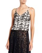 Printed Silk Tiger Cami