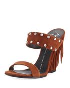 Studded Suede Wedge