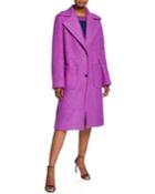Two-button Knit Overcoat
