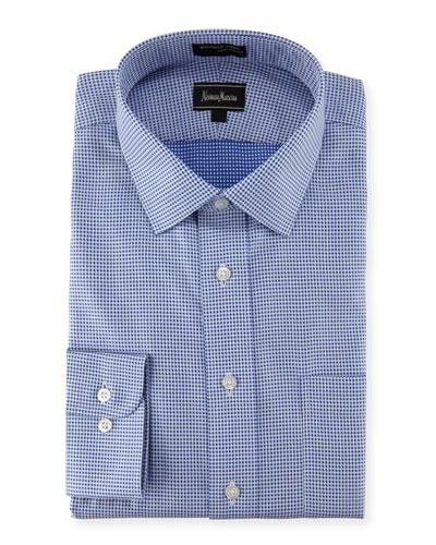 Classic-fit Wrinkle-free Dobby Pinwheel Dress