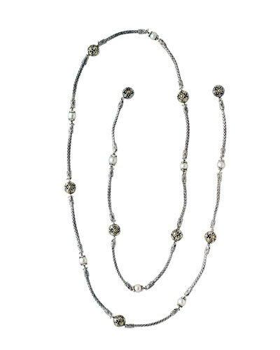 Dot Beaded Wrap Necklace