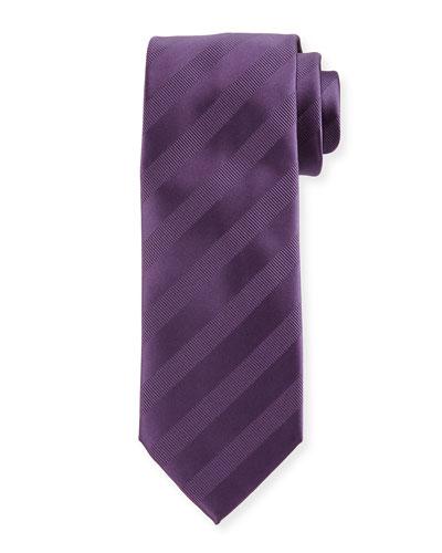 Striped Tie, Amethyst