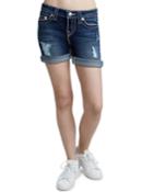 Rolled Denim Mid-thigh