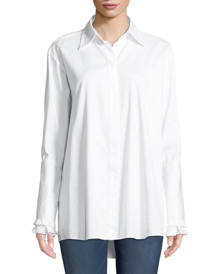 Everlasting Love Cotton Button-front