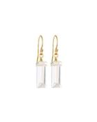 Clear Quartz Drop Earrings