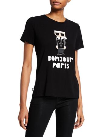 Bonjour Karl Graphic Tee