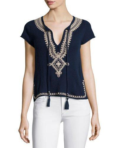 Solney Embroidered Cashmere