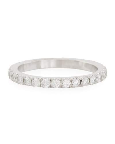 Platinum Diamond Eternity Band, 0.75tcw,