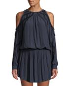 Taima Cold-shoulder Smocked