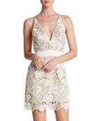 Ava Crochet Lace Illusion-dress