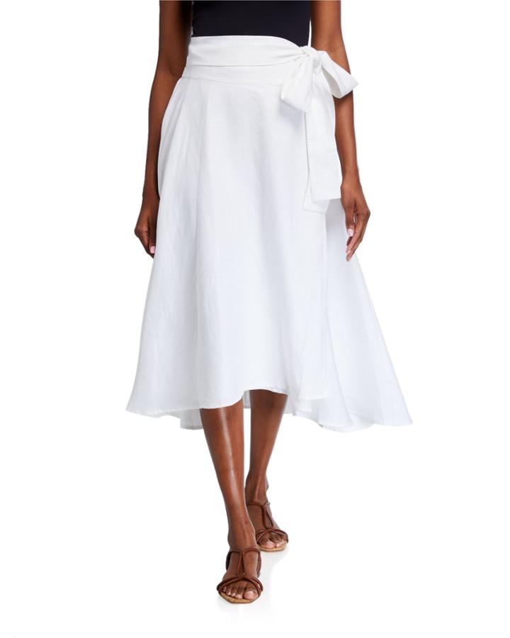 High-low Linen Wrap