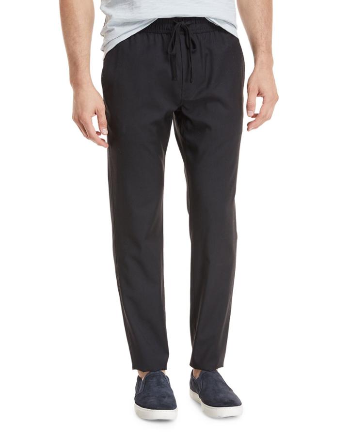 Wool Track Trousers