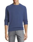 Men's Solomeo Fine Gauge Wool/cashmere-blend Crewneck