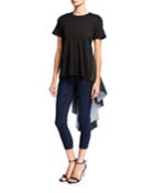 Dress-back High-low Tee