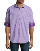 Taddeo Gingham Long-sleeve Sport