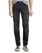 Men's Slim-fit Destroyed Jeans